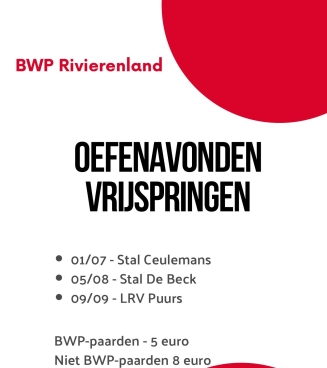 Oefenavonden vrijspringen Rivierenland