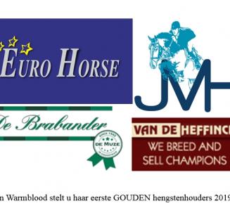 Belgian Warmblood  verwelkomt gouden partners