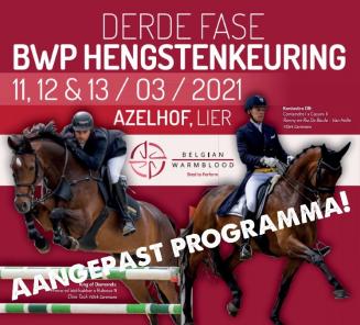 BWP Hengstenkeuring: aangepast programma